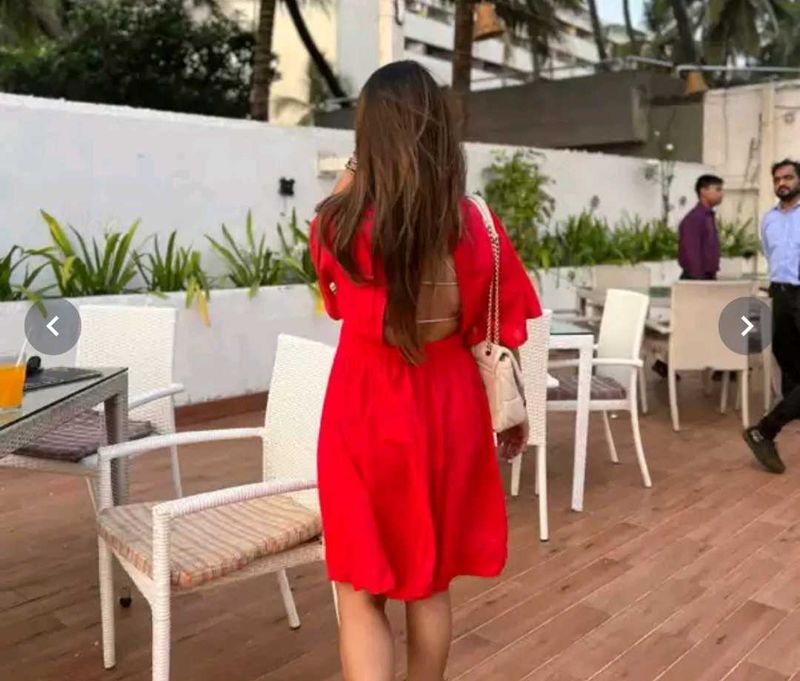 Red Fit &amp; Flare Dress