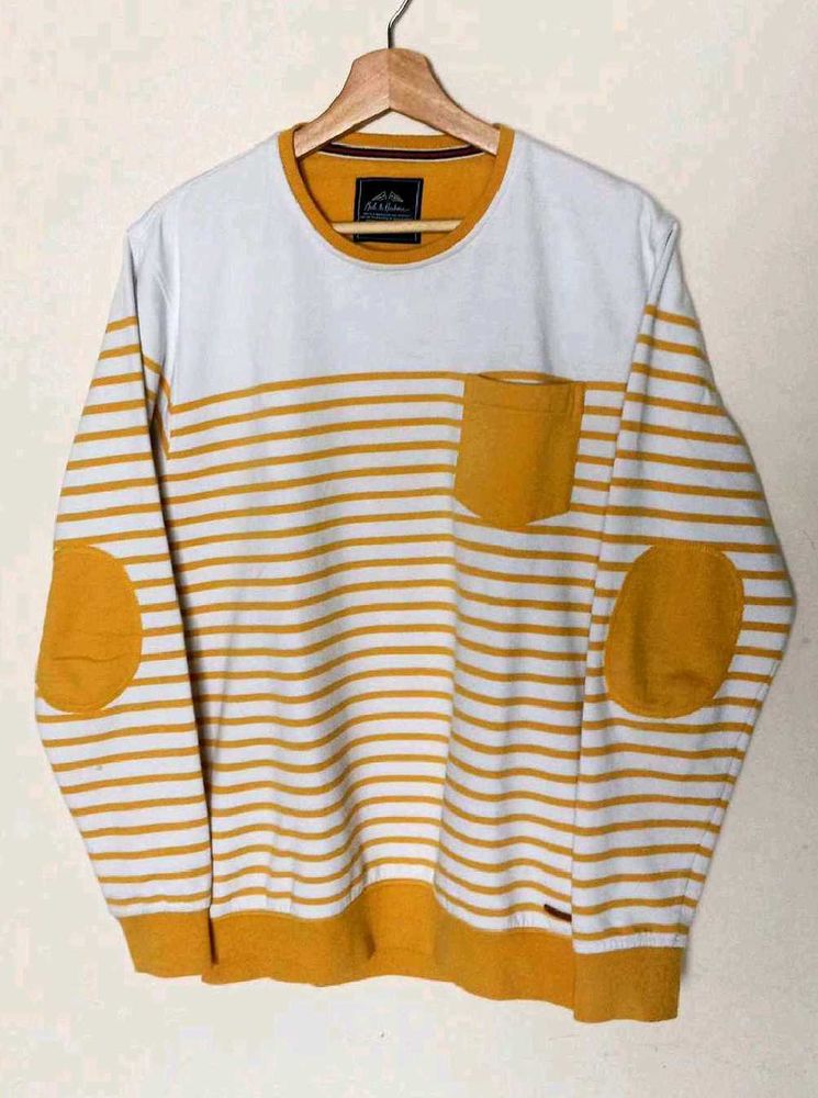 Striped Crewneck Sweatshirt