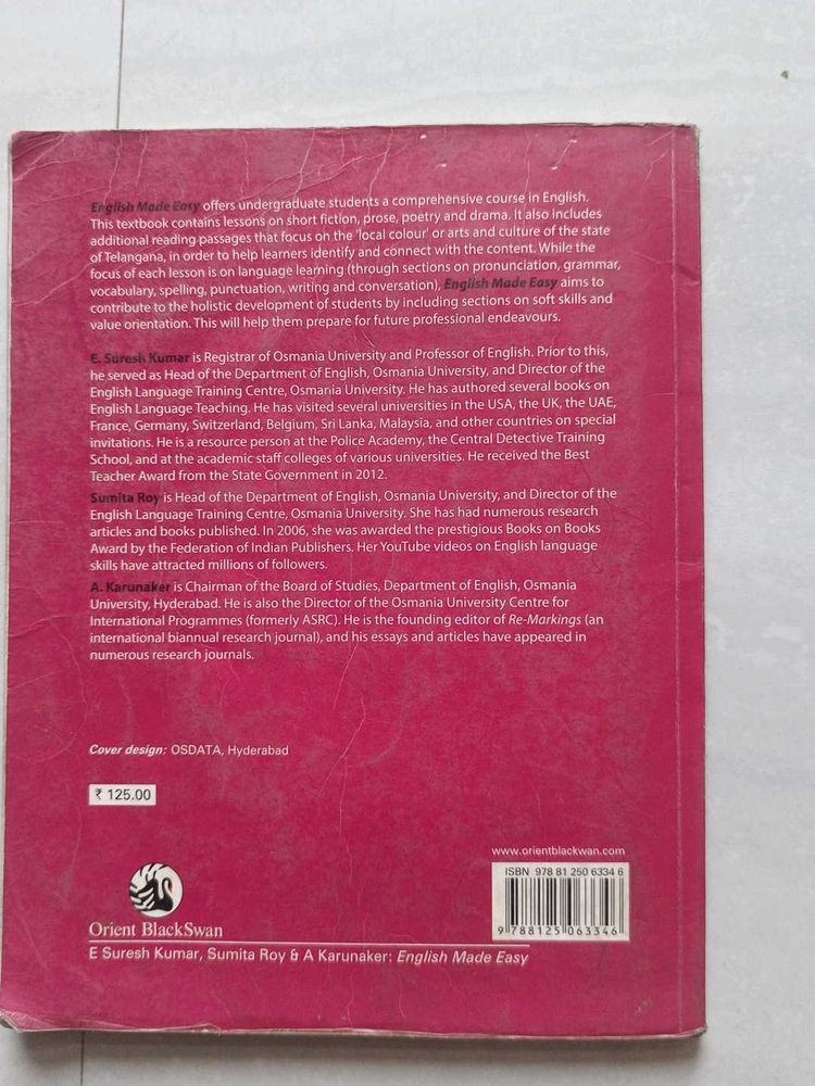 English Made Easy Textbook BA 1ST YEAR