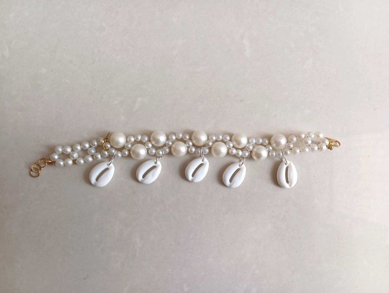 Pearl &amp; Shell Bracelet
