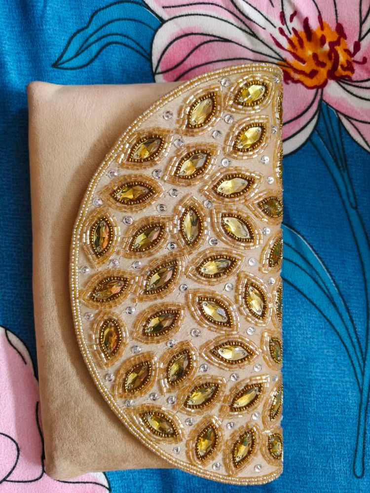 Elegant Beaded Clutch