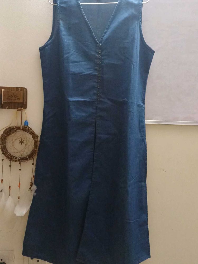 Denim Sleeveless Dress