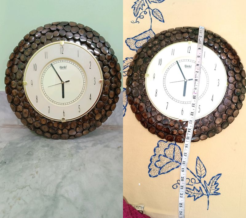 New Big Branded Ajanta Wooden Wall Clock
