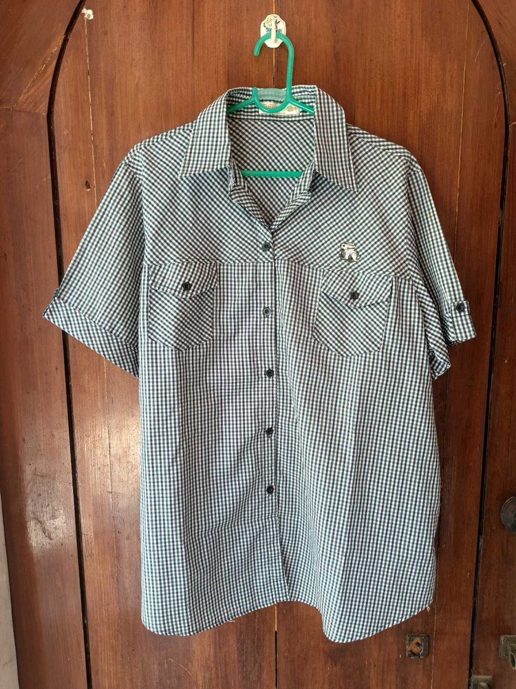 Checked Short Sleeve Shirt