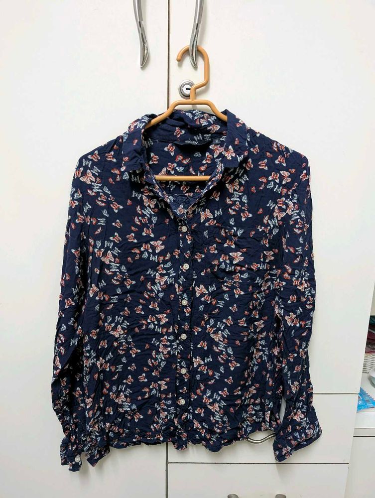 Allen Solly Butterfly Print Shirt