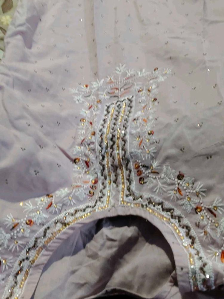 Embroidered Kurta pant duppata set