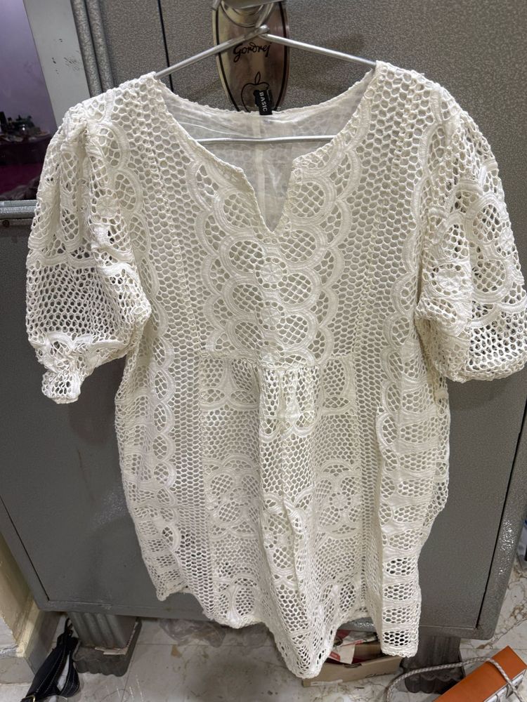 Lace Crochet Top