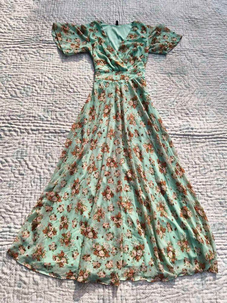 Floral Print Maxi Dress