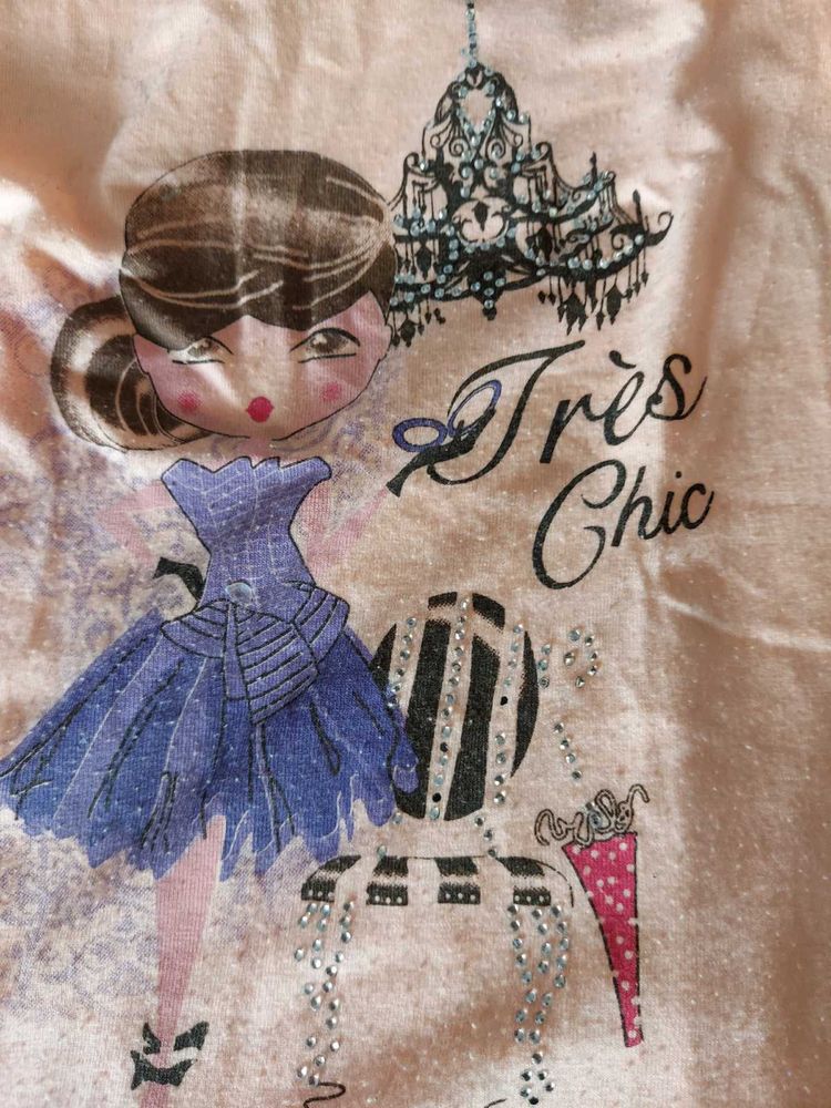 Soft Cotton Girls Tshirt