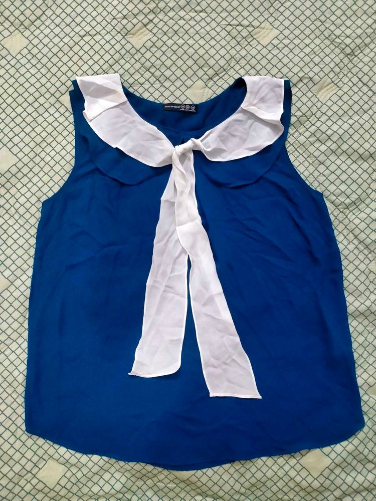 Korean Navy Blue Top