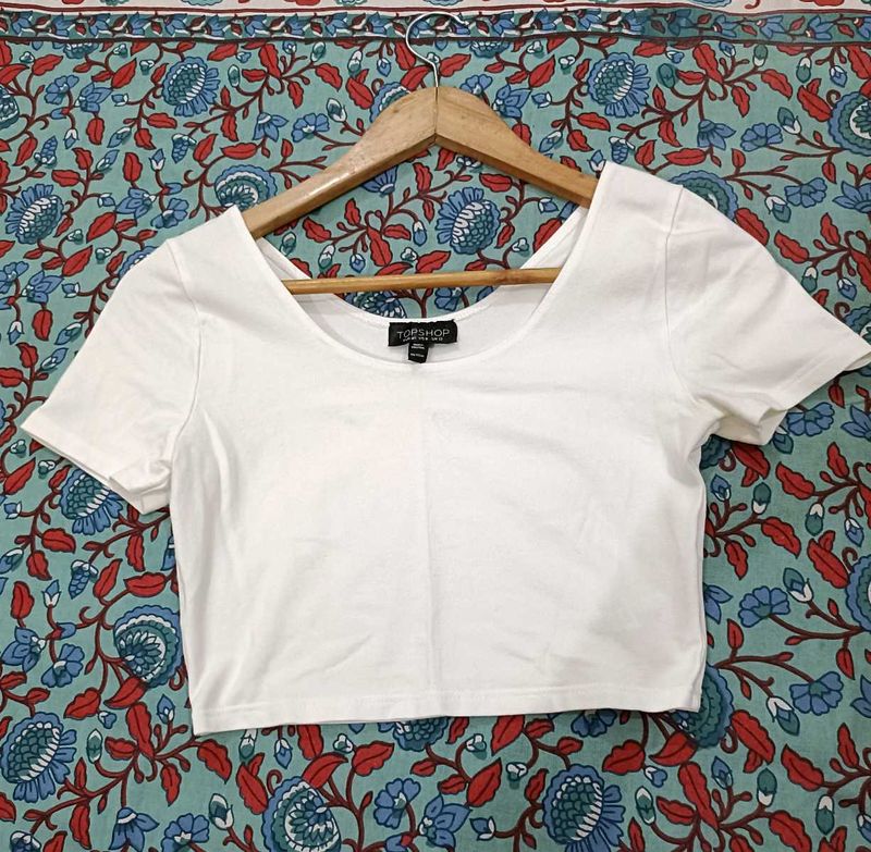 Pure White Crop Top