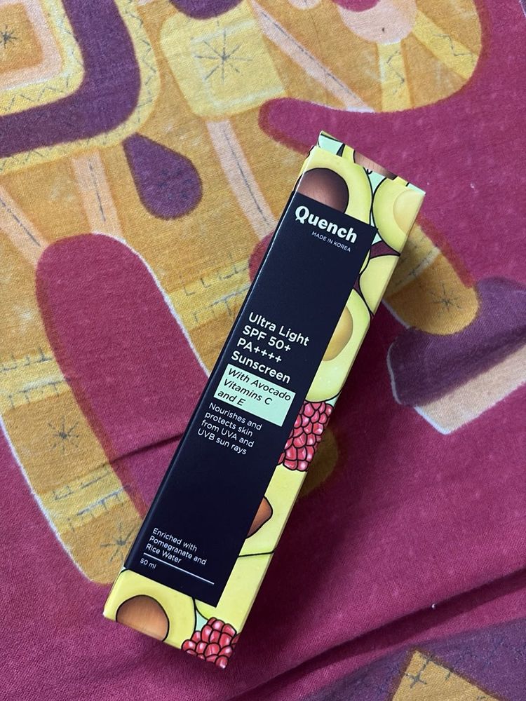 Quench Ultra Light SPF 50+ Sunscreen