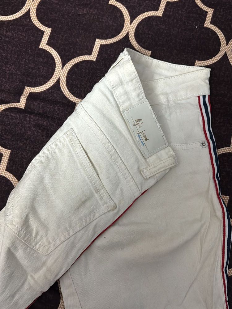 White life denim