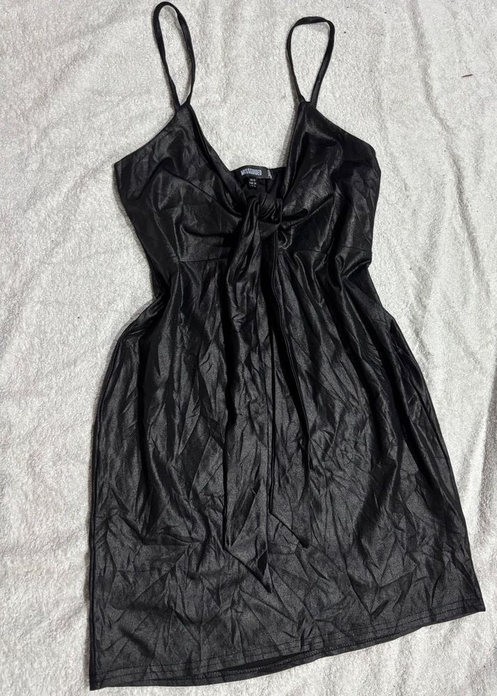 Black Leather Dress