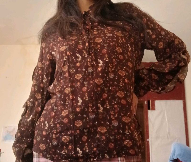 Floral Print Top