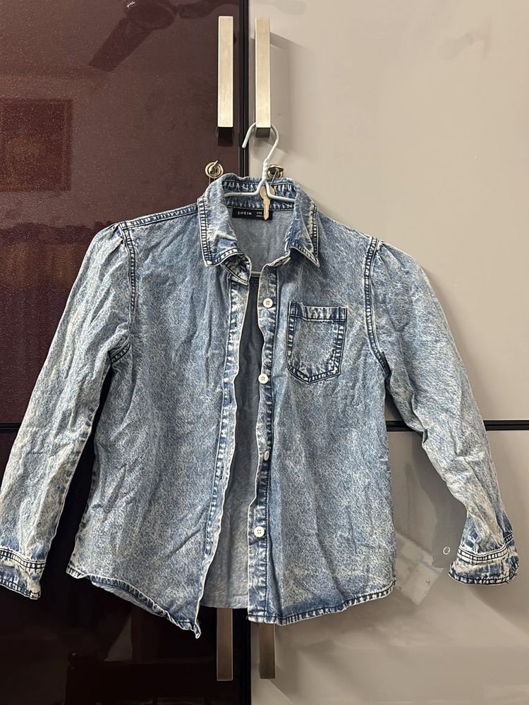Denim Shein Jacket type Shirt | Unisex