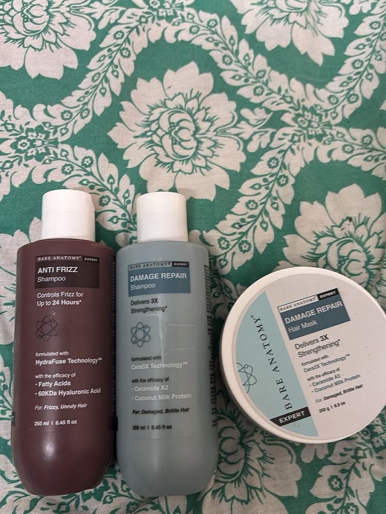 Bare Anatomy Hair Care Set - Anti Frizz &amp; Damage R