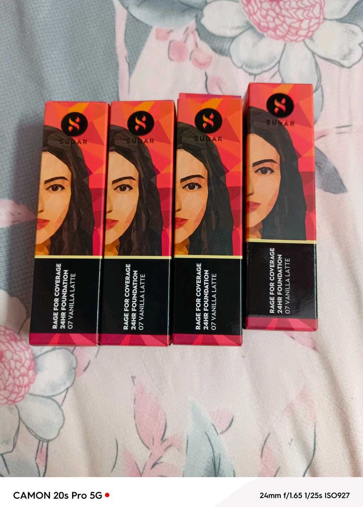 New SUGAR RAGE FOR COVERAGE 24HR FOUNDATION