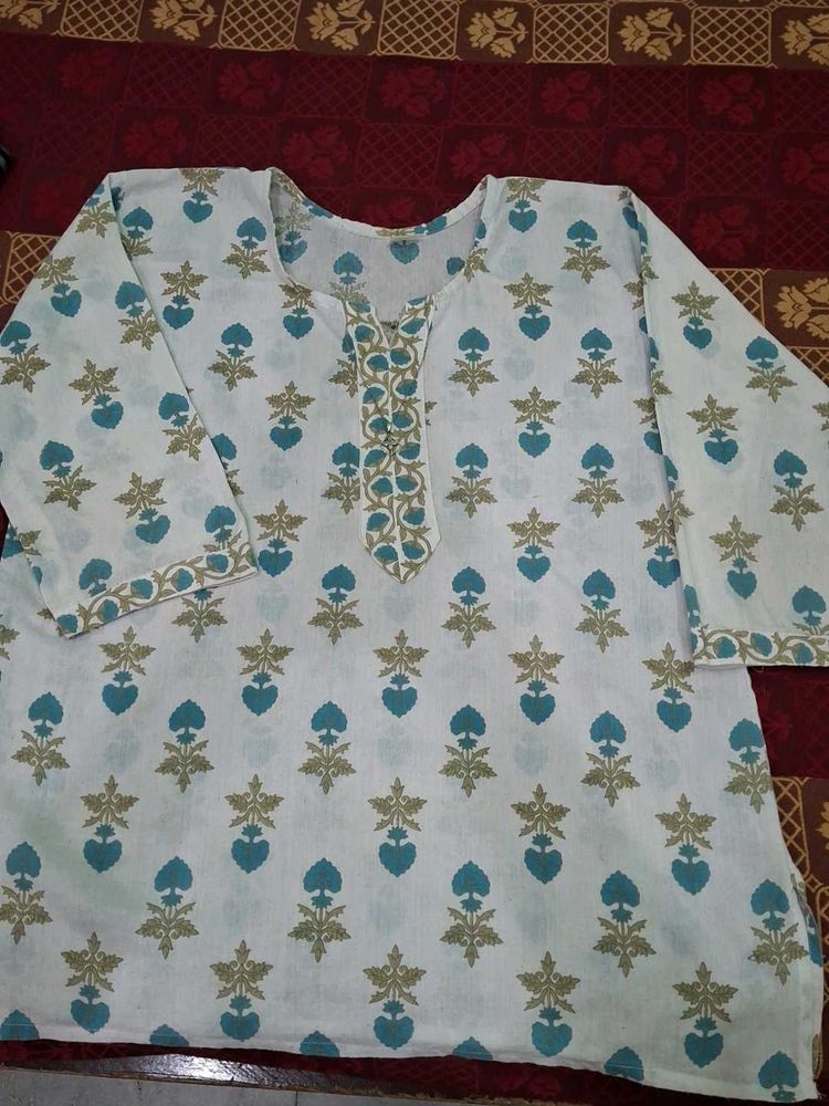 Floral Print Kurta