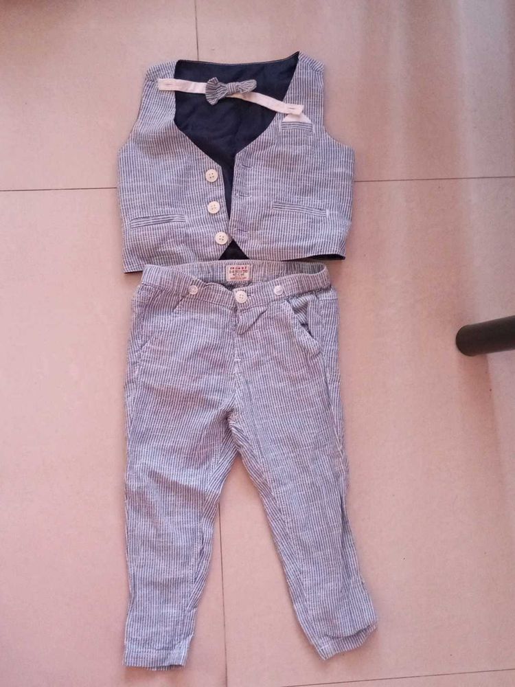 Boy&#39;s Formal Vest &amp; Pants Set