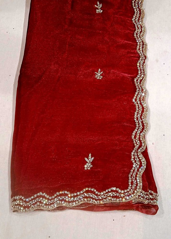 marun jimmi chu saree