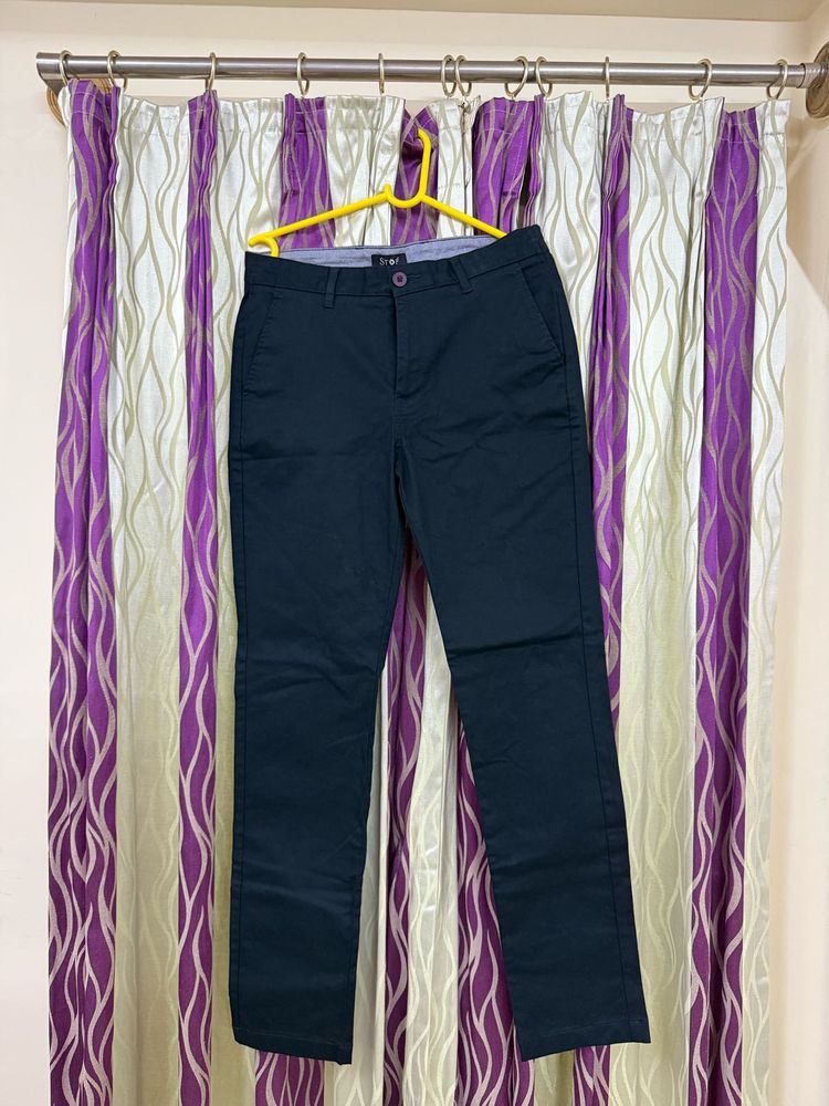 Tailored Navy Formal Trousers