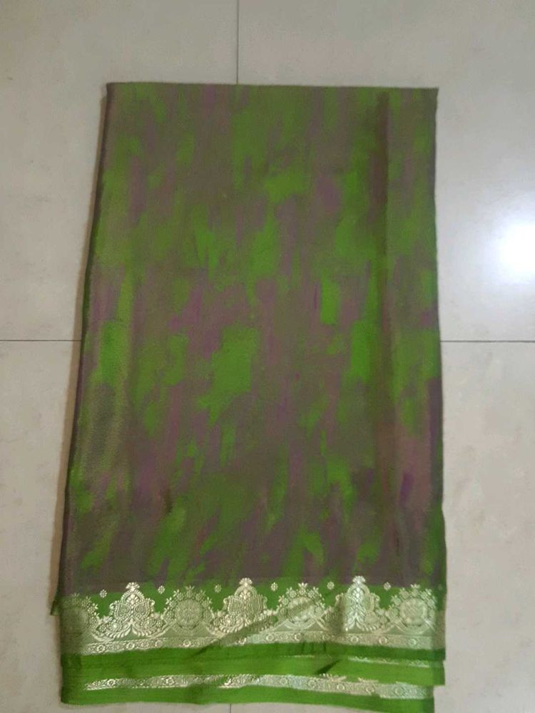Elegant Green Saree