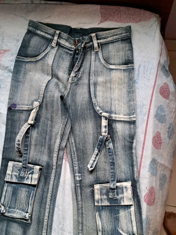 Monkey Wash 90s Jean&#39;s With Front Pocket And Funky Style