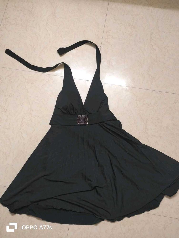 Black Halter Dress