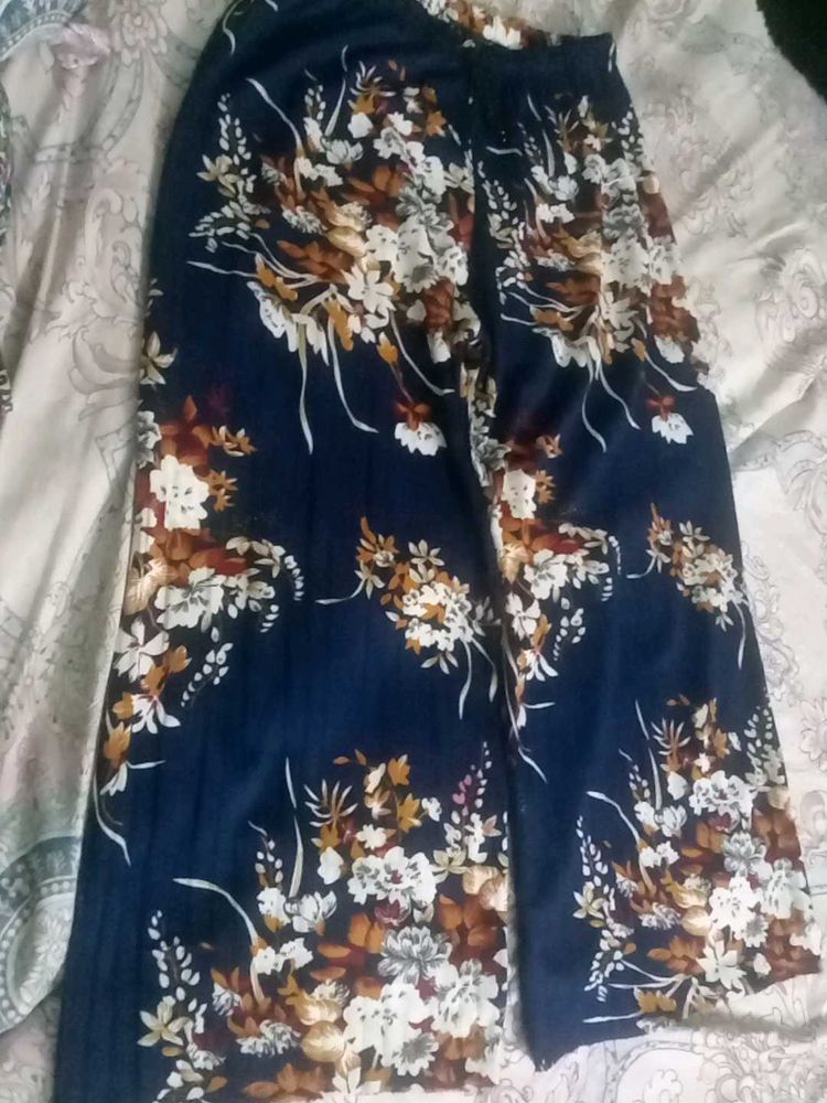 Floral Print Palazzo Pants