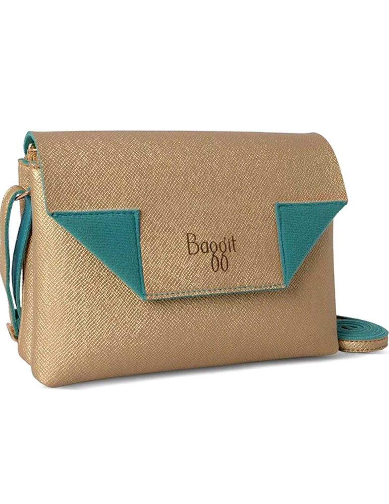 Baggit Lmp Monili Flori Gold Sling Bag