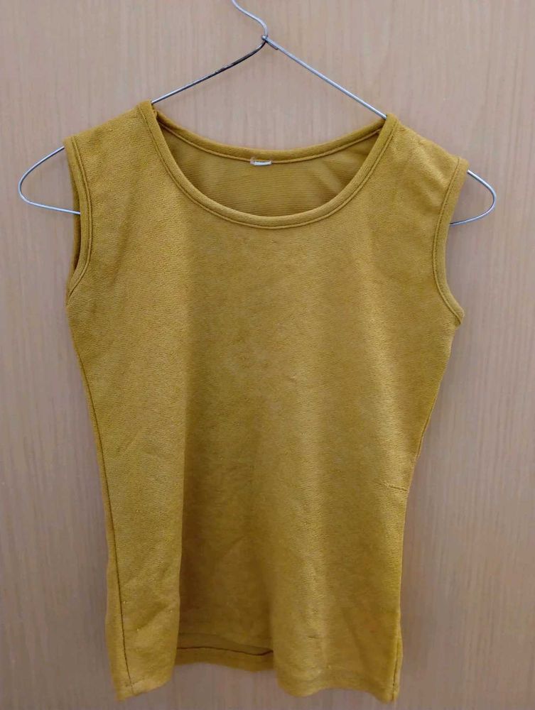 Mustard Tank Top