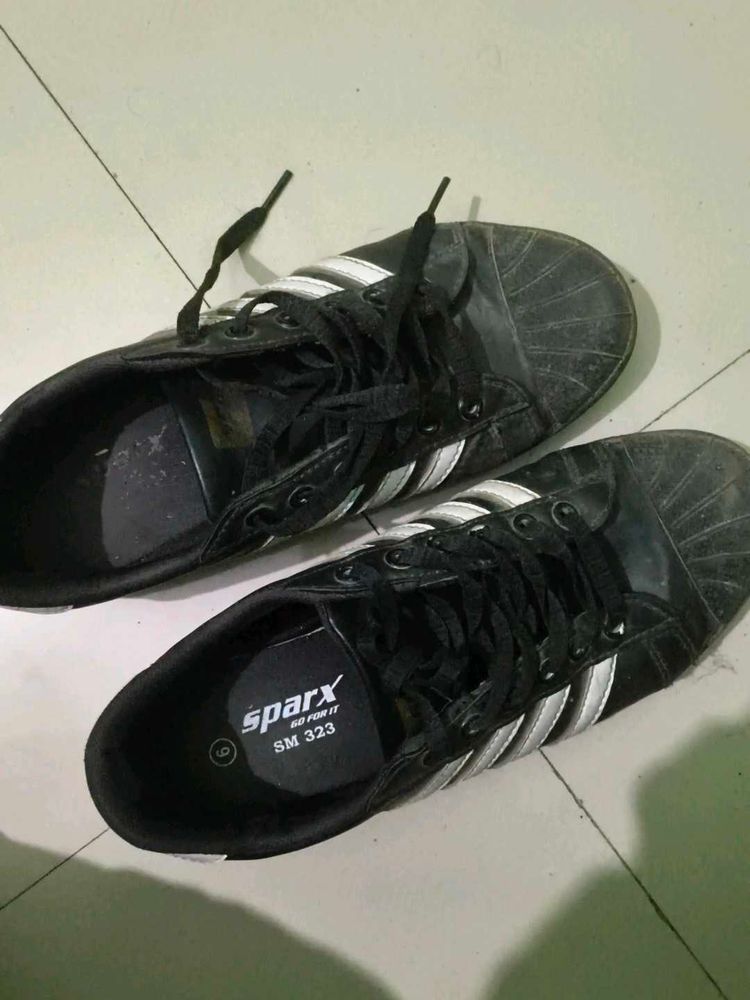 Sparx Black Casual Shoes