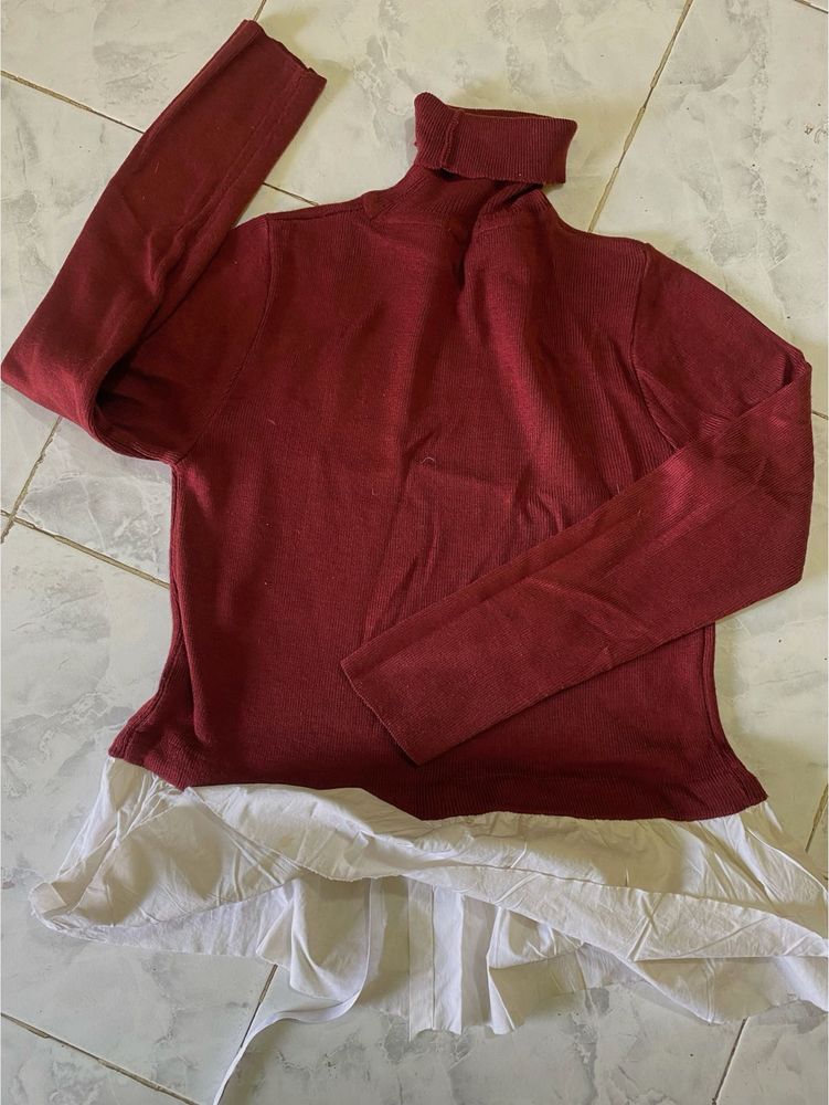 Stylish Turtleneck Look Top