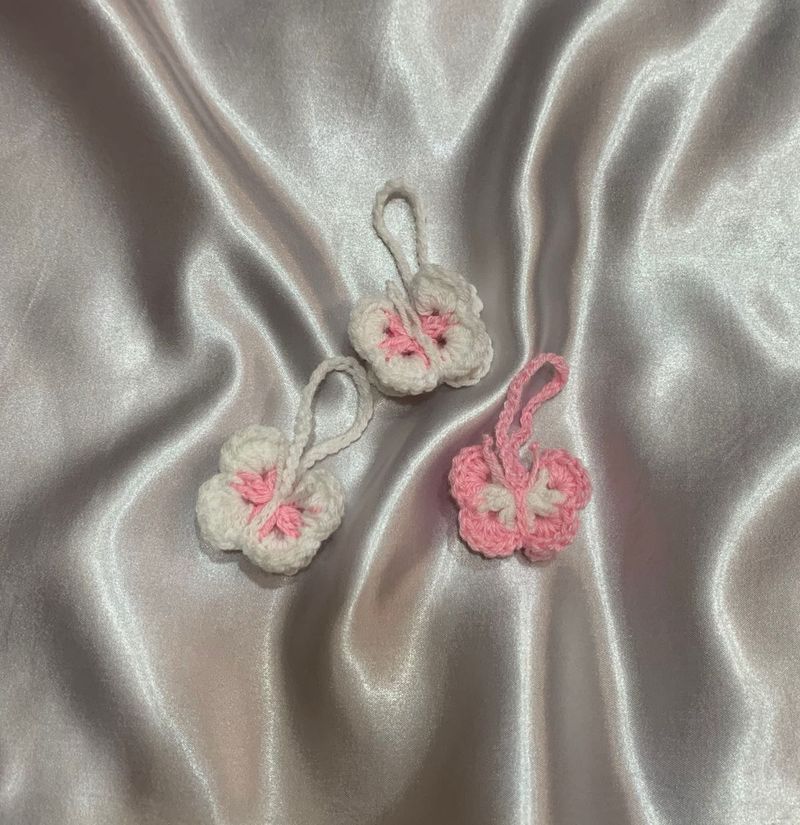 Butterfly Crochet Charms🦋(EACH FOR 75RS!) 🦋
