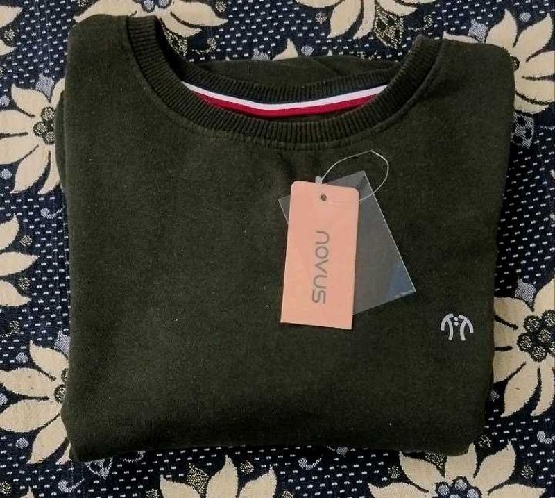 Novus Premium 100% Pure Cotton Crewneck Sweatshirt