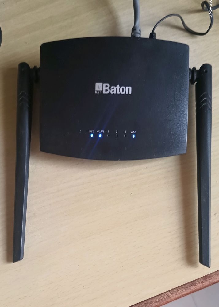 iBall Baton Router Used, Fully Working.