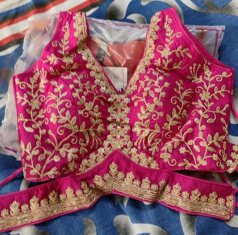 Pink Embroidered Blouse