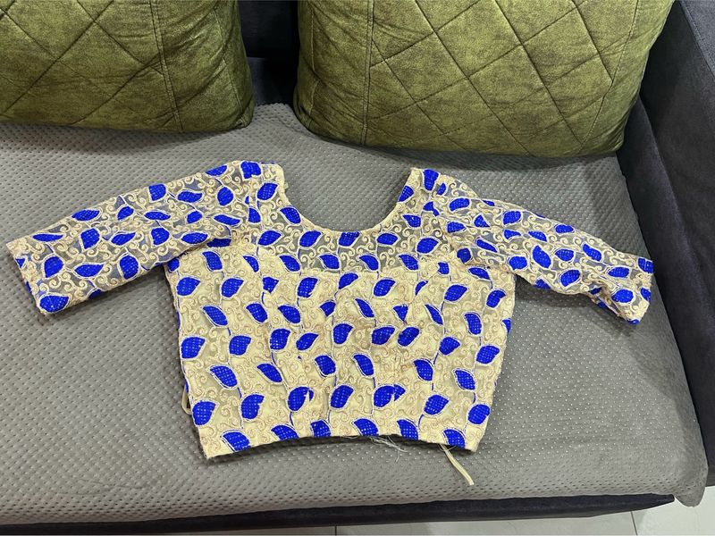Embroidered Net Blouse