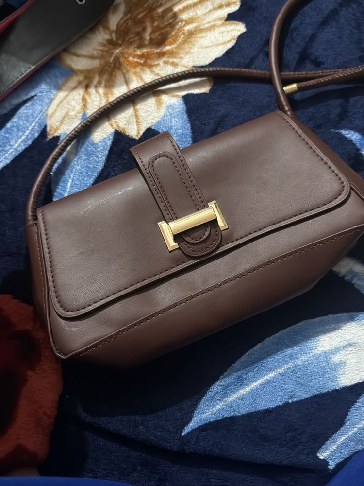 Brown Shoulder Bag