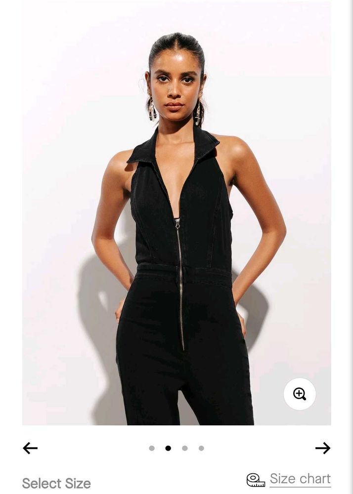 Black Women&#39;s Bodycon Jumpsuit By Freakins