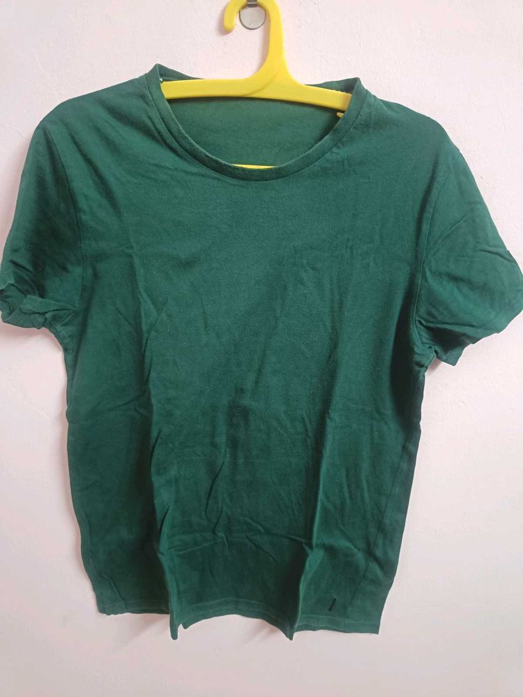 Dark Green Basic Tee