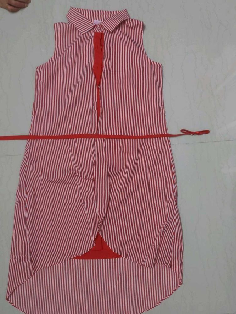 Striped Sleeveless Dress