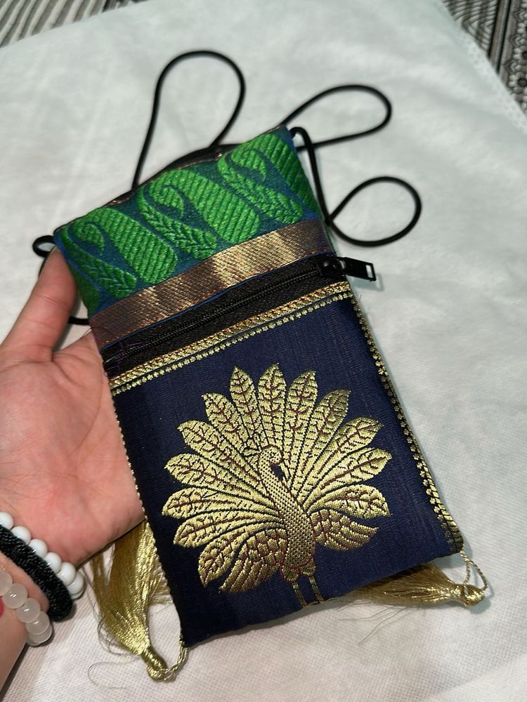 Ethnic Peacock Pouch