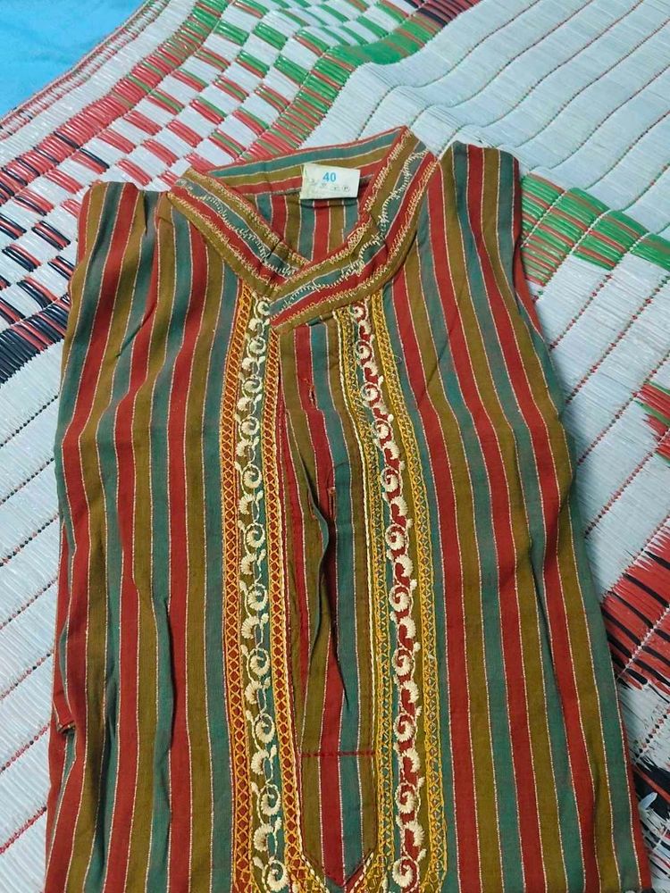 Striped Ethnic Kurta