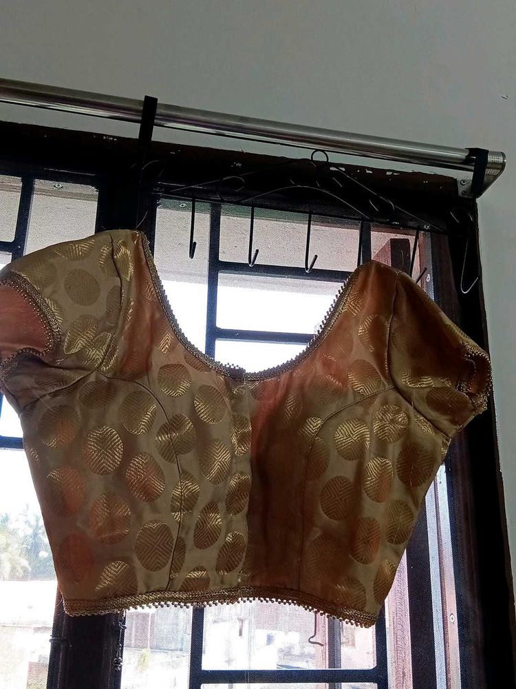 Elegant Gold Blouse