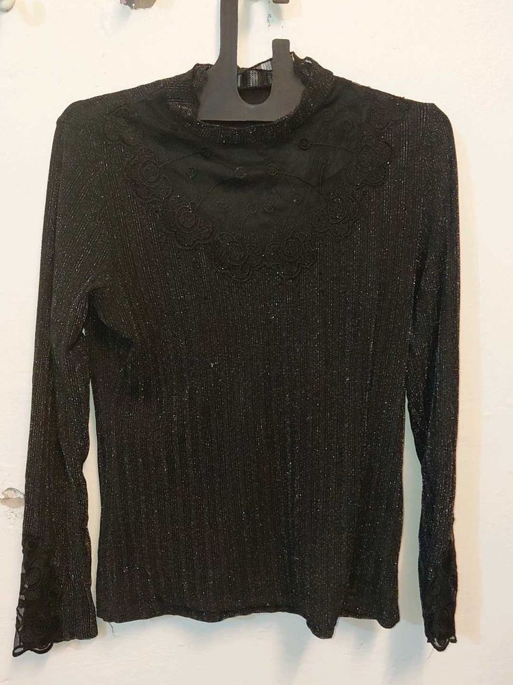 Black Sparkle Top