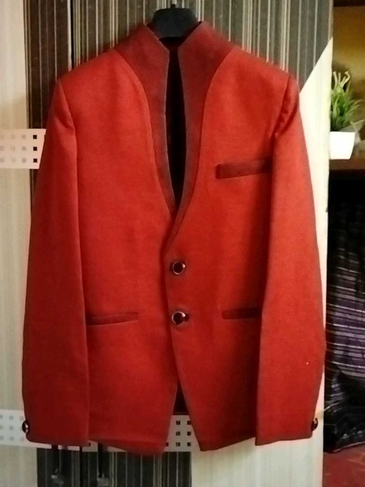 Stylish Red Party Blazer