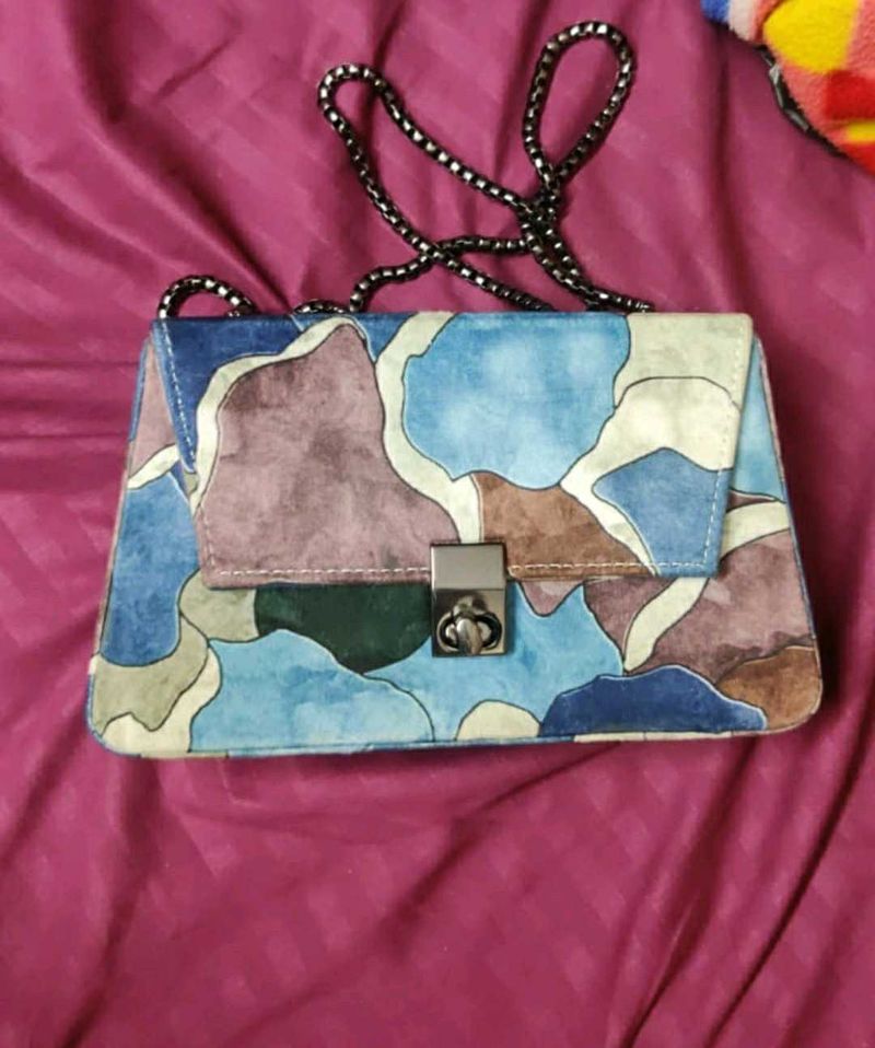 Abstract Camo Purse