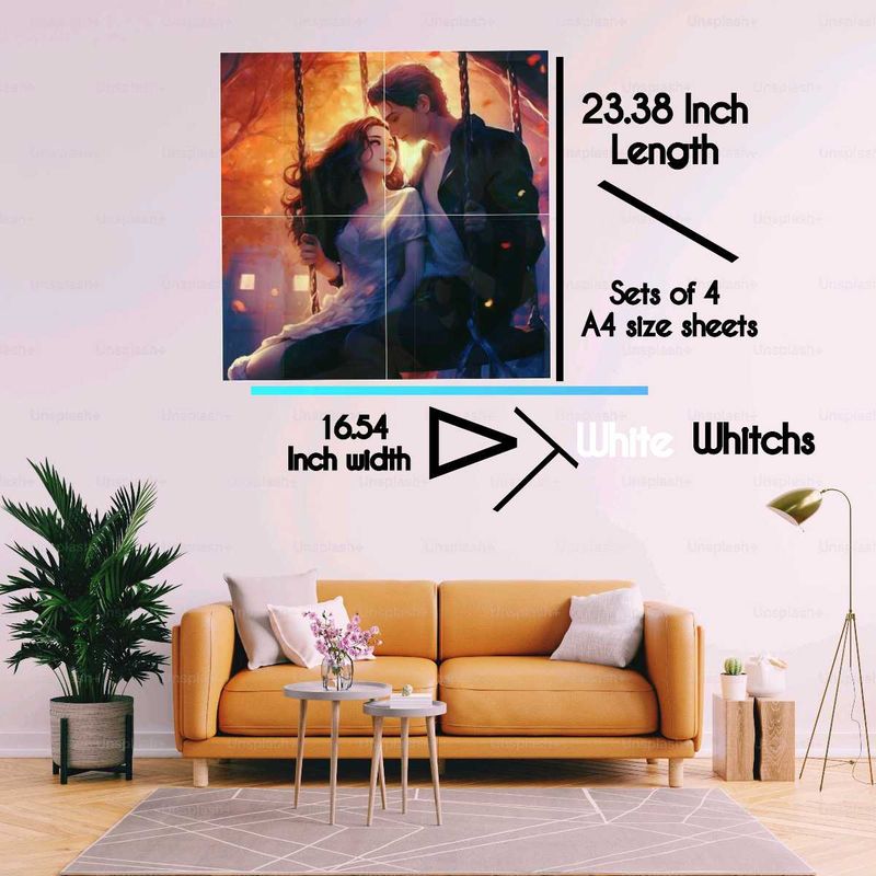 Leveling Wall Poster for couples